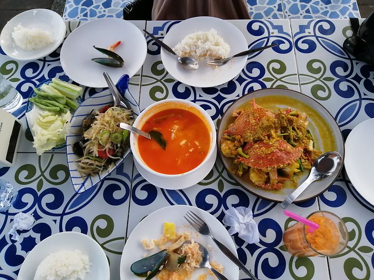 Gastronomie à Rawai Beach, Thaïlande