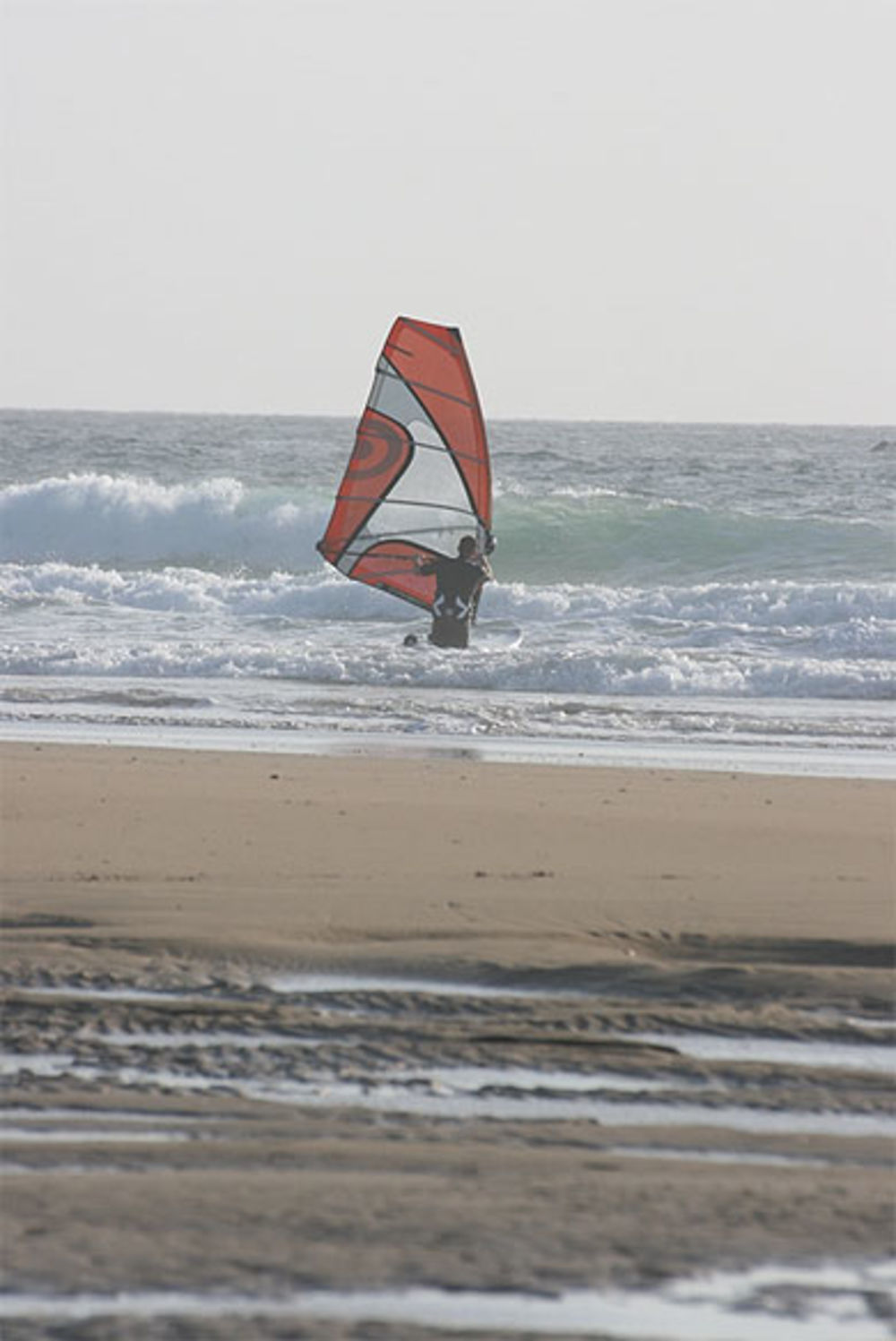 Une plage pour les sports nautiques