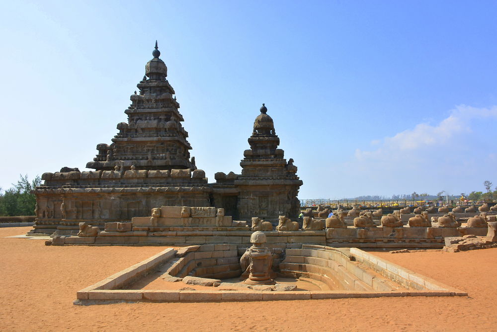 Le temple sur la plage