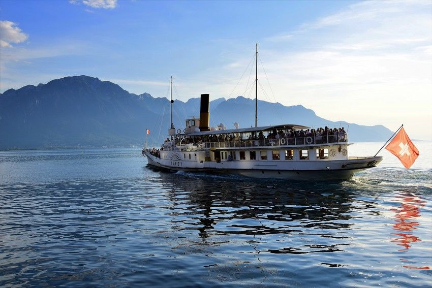 Promenade en bateau à Montreux