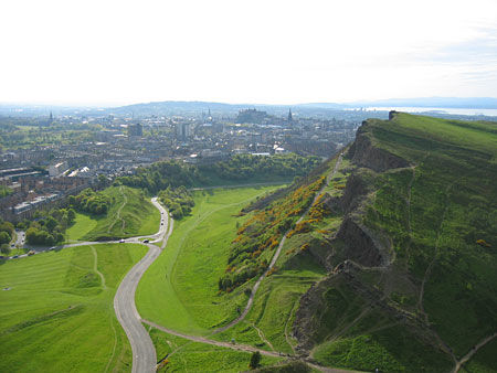 Edinburgh vu depuis Arthur seat