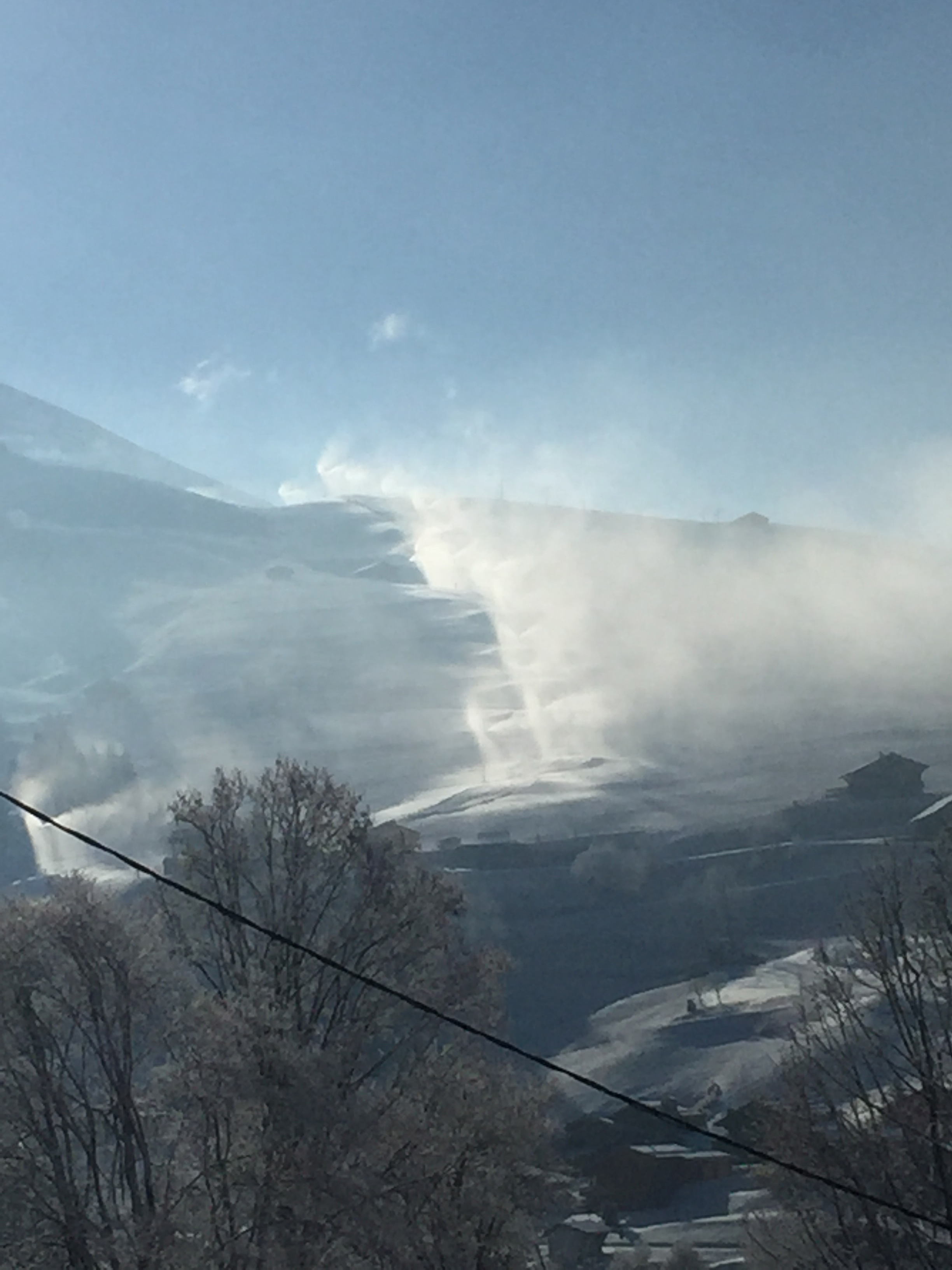 Aurore boréale à La Clusaz Aurore boréale à La Clusaz