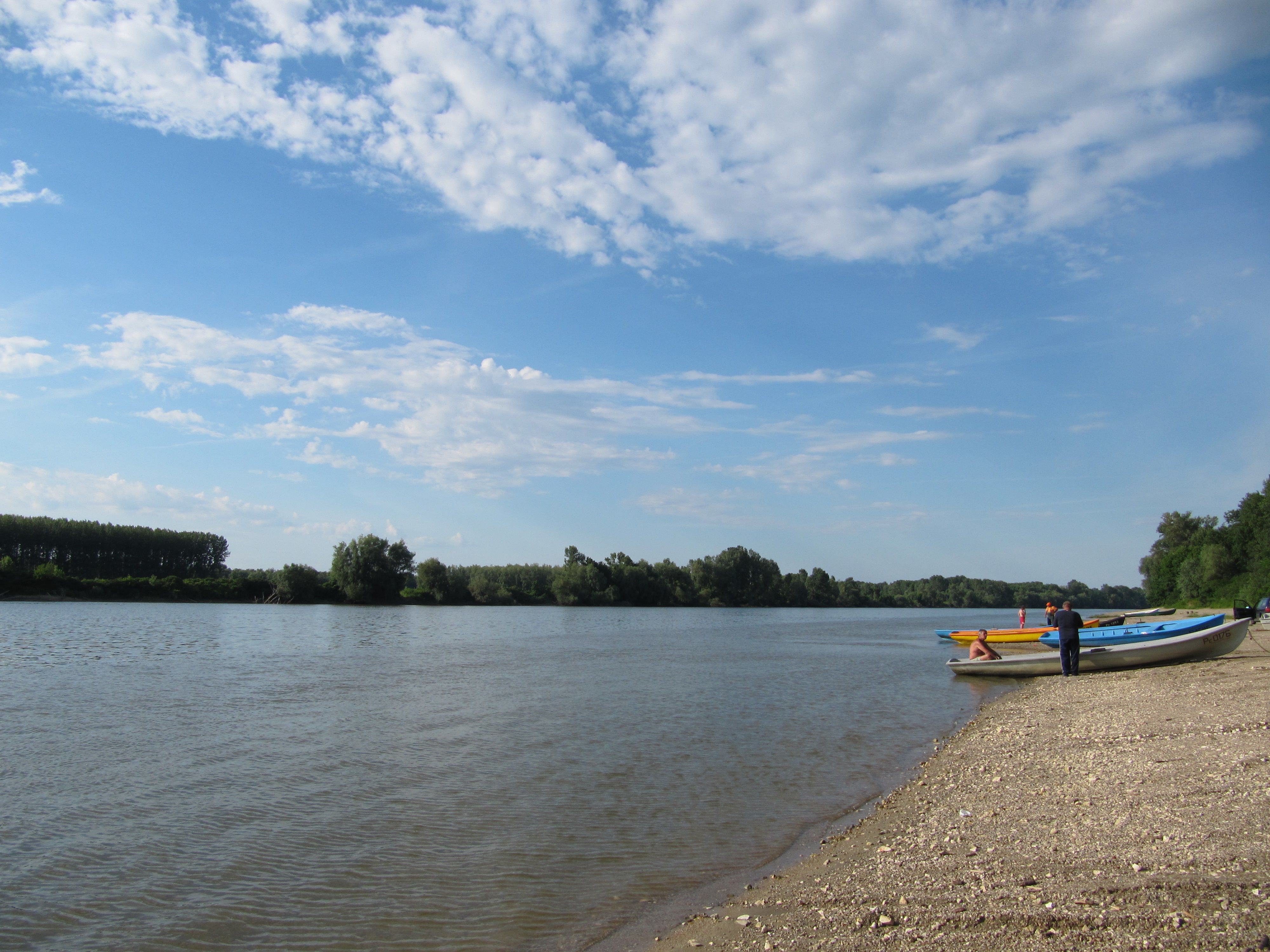 Le Danube entre la Bulgarie et le Roumanie