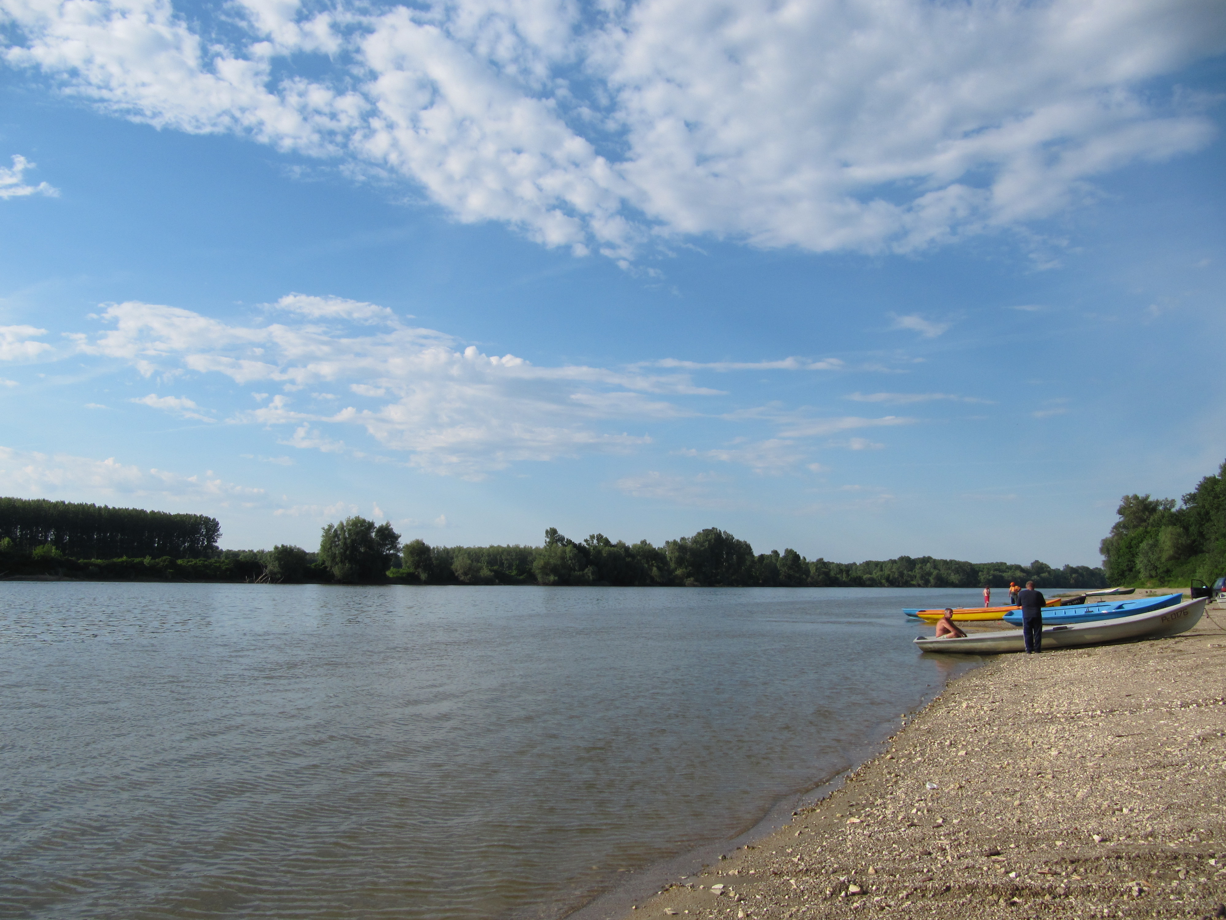 Le Danube entre la Bulgarie et le Roumanie Le Danube entre la Bulgarie et le Roumanie