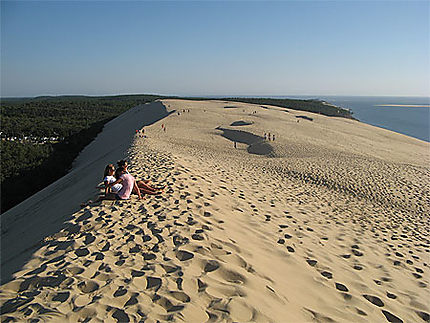 En-haut de la dune