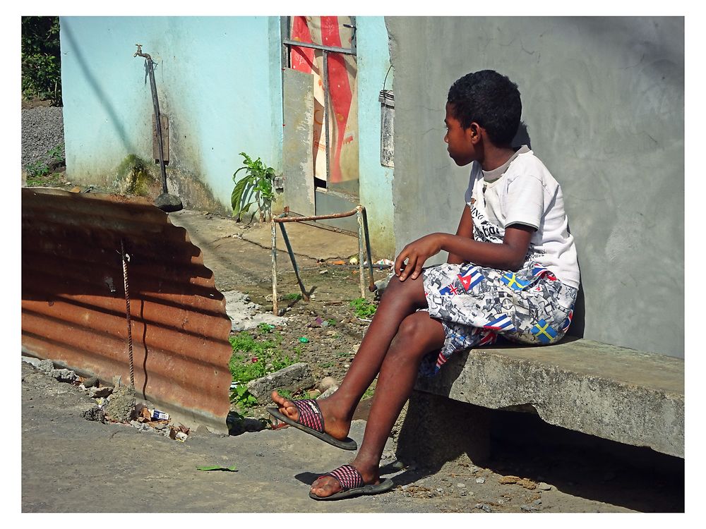 Dans les rues du sud mauricien