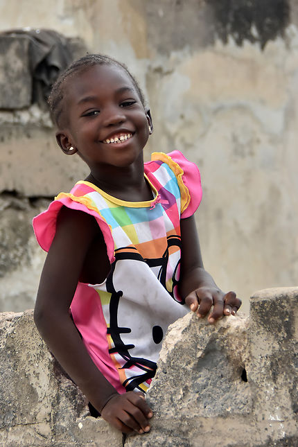 Sourire d'enfant à Siné Saloum