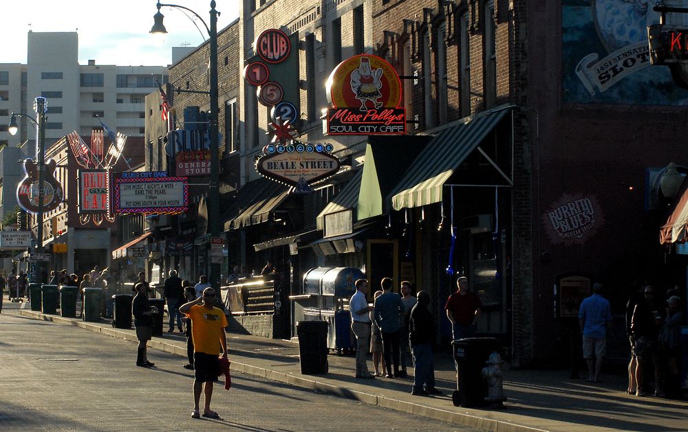 Le Haut-lieu musical de Memphis : Beale St