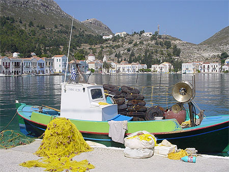 Le port de Megisti Le port de Megisti