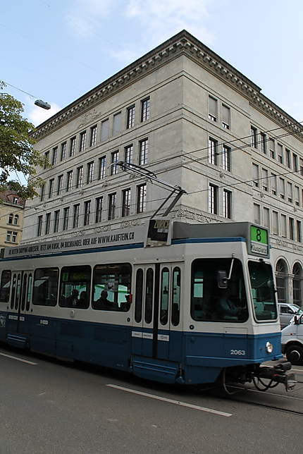 Le tramway de Zurich