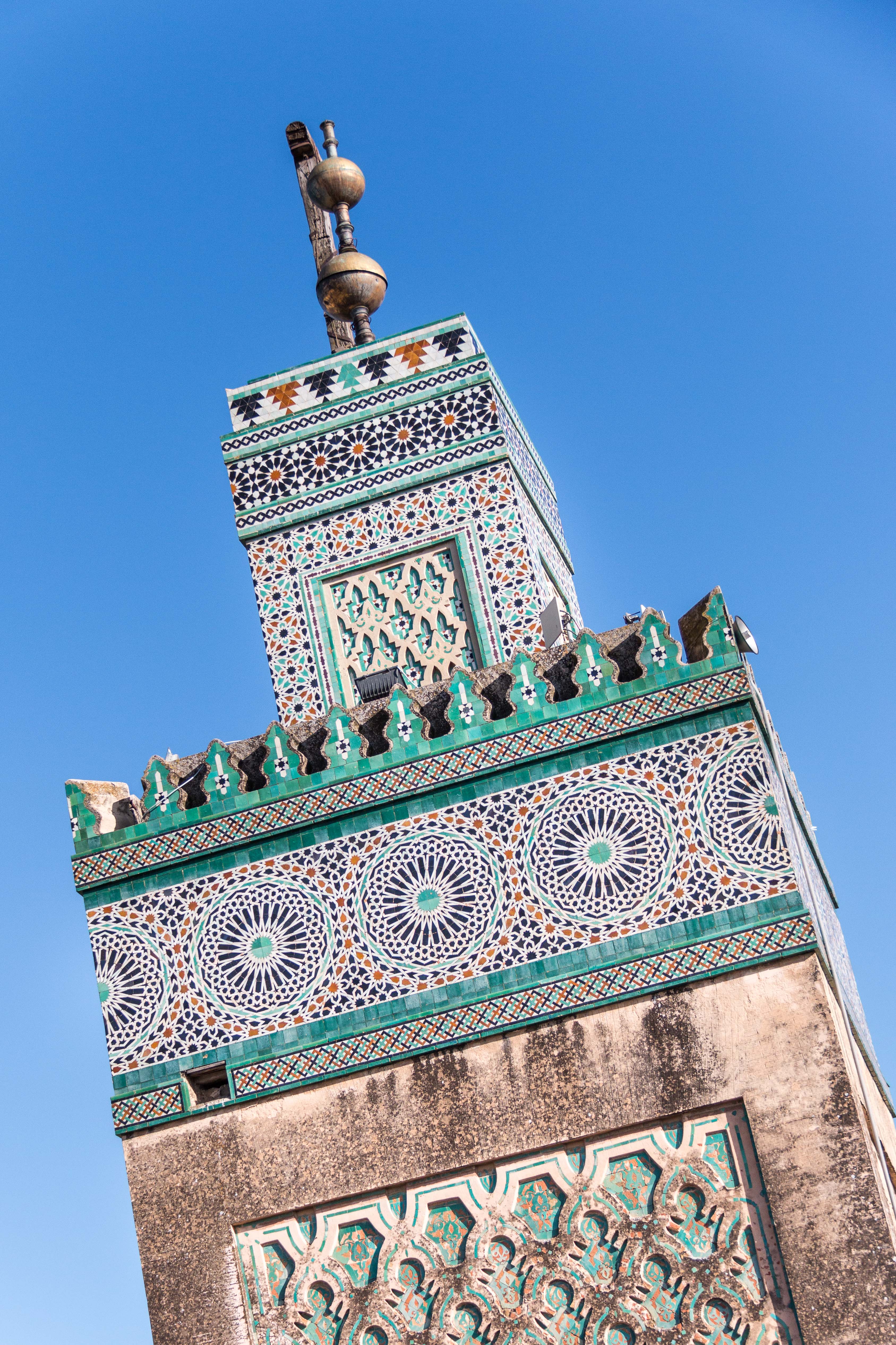 Le minaret de la Médersa Bou-Inania Le minaret de la Médersa Bou-Inania