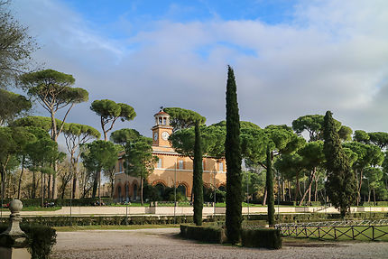 Dans le parc de la Villa Borghese