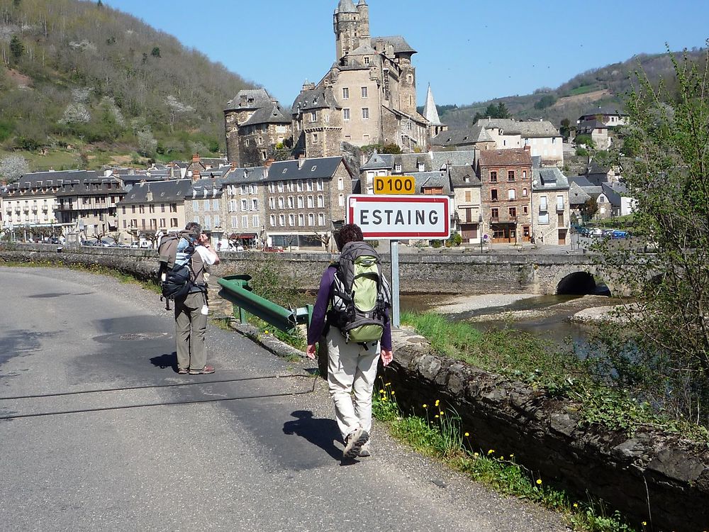 Arrivée à Estaing