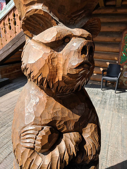 Ours sculpté à Moscou