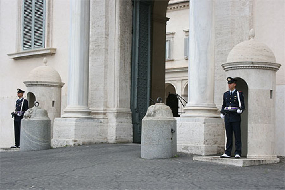 La garde du palais du Quirinal