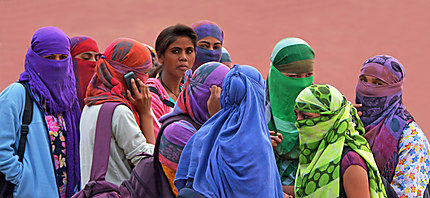 étudiantes indiennes à Jaipur