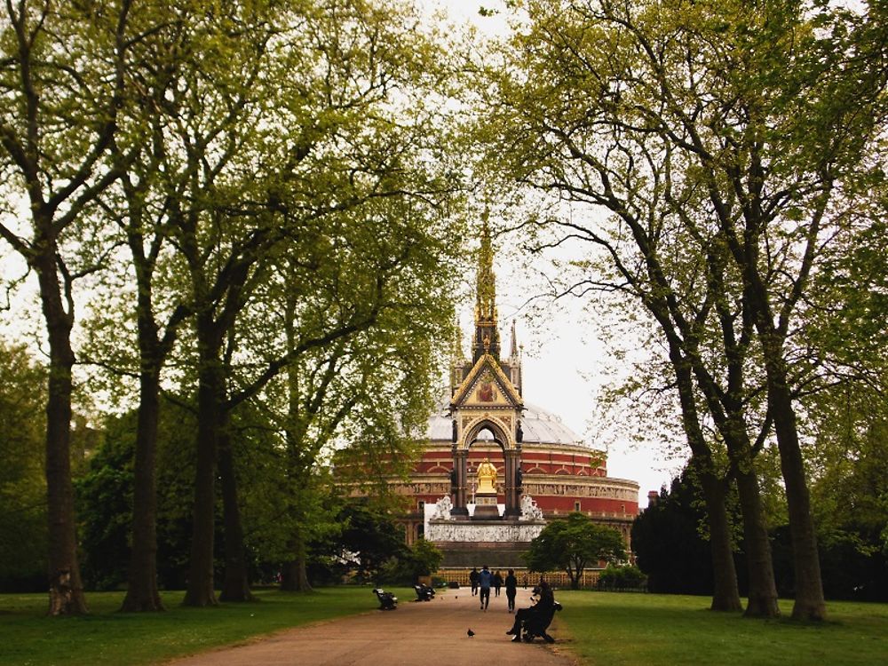 Vue de Albert Memorial depuis Hyde Park