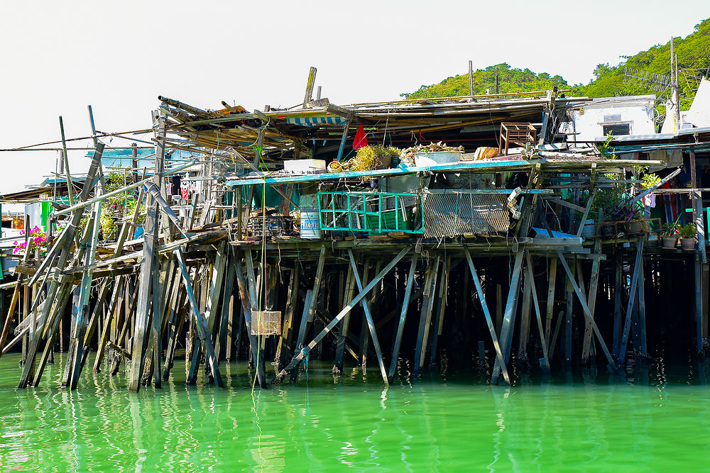 Maison sur pilotis à Tai O