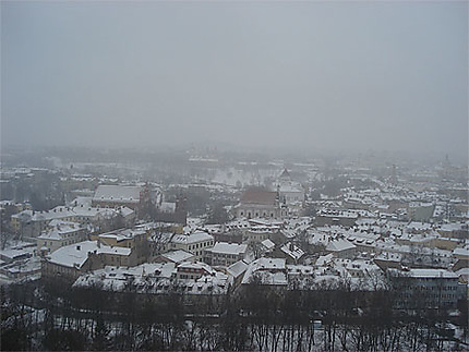 Vilnius vue du château Gediminas