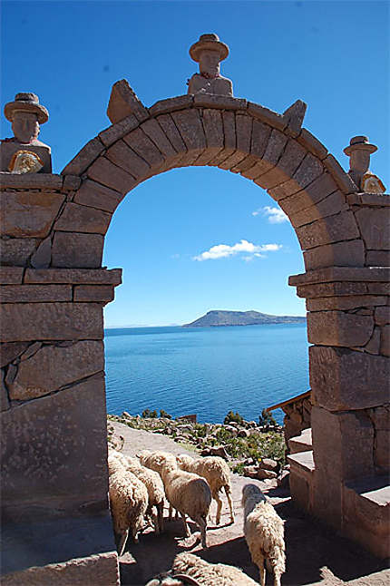 L'île de Taquile Lac Titicaca