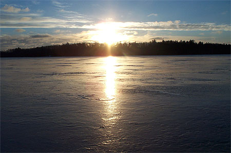 Lac gelé Lac gelé