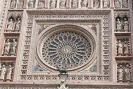 La rosace de la cathédrale d'Orvieto