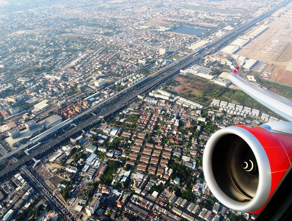 Aéroport de Don Muang (décollage)