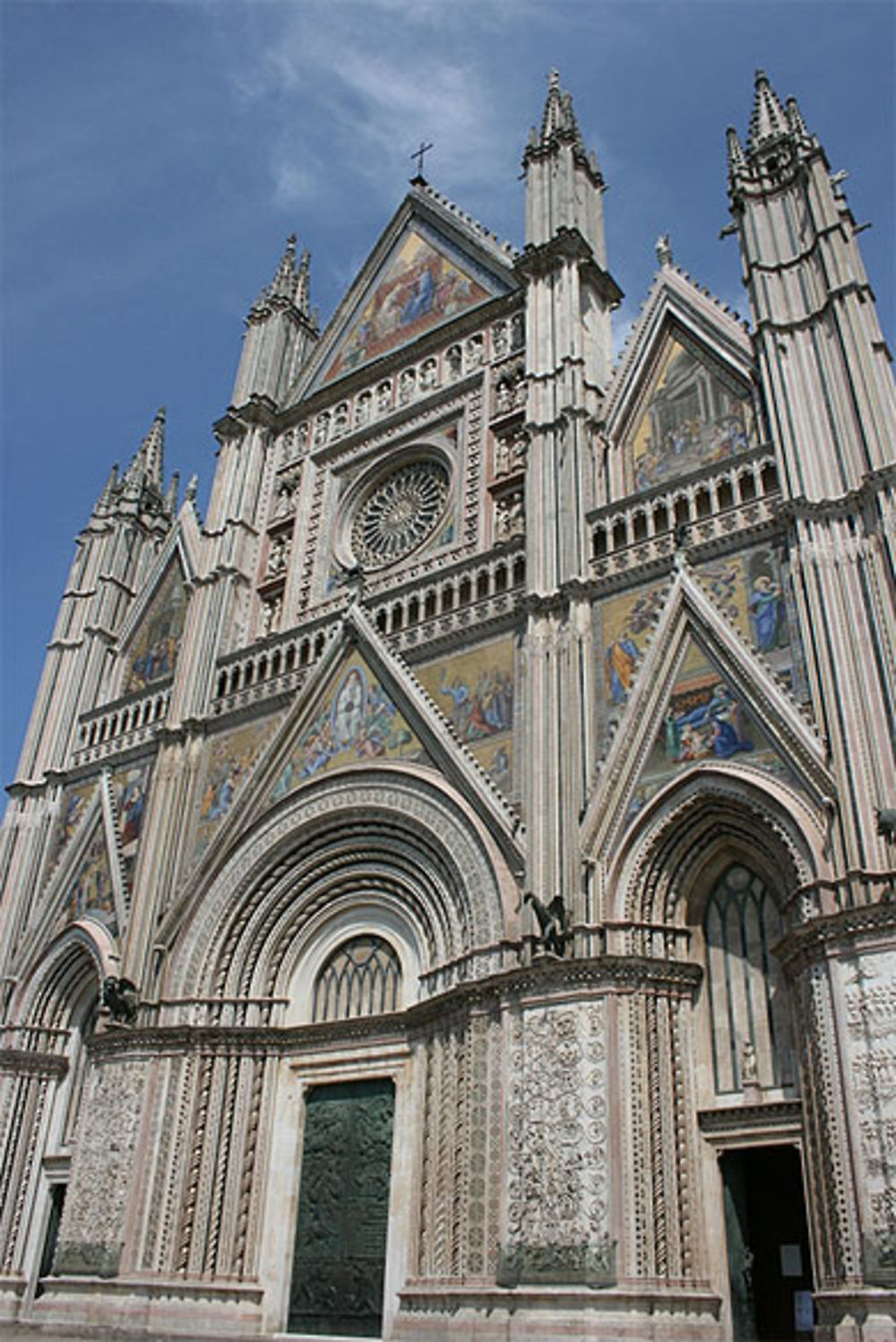 Façade de la cathédrale d'Orvieto