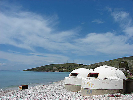 Bunkers sur la côte 