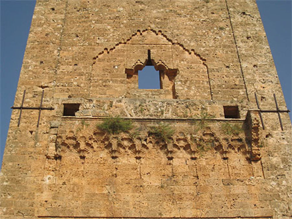 Tlemcen - Mansourah - Minaret - Détail