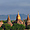 Lumière du matin sur les temples de Bagan
