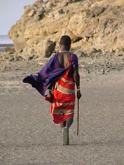 Guerrier Massai solitaire