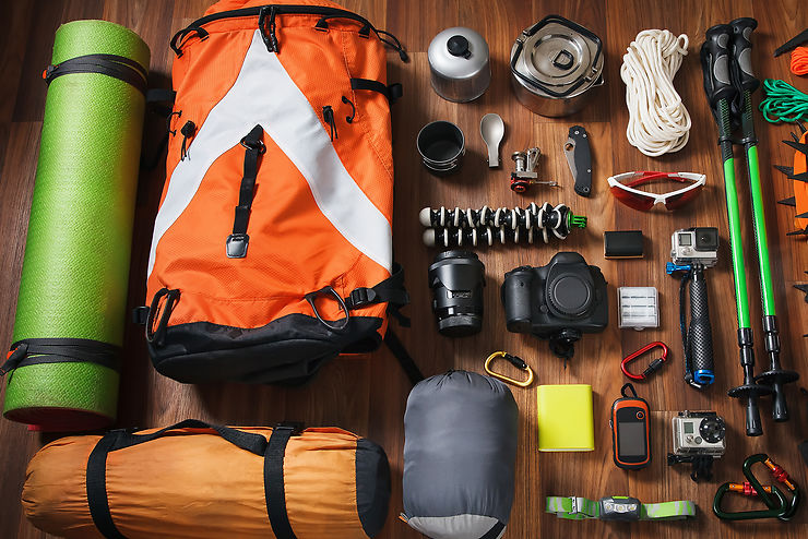 Équipement de camping de randonnée équipement de base et