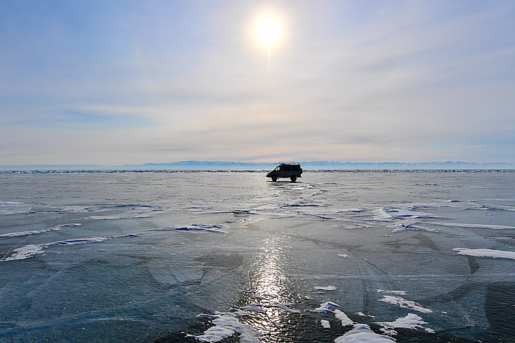 Sur le lac Baïkal, Russie