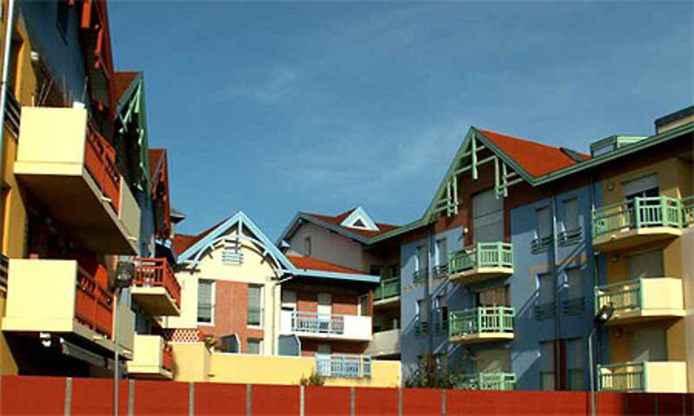 Quartier coloré de l'Aiguillon - Arcachon