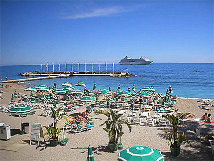 La plage de Monte Carlo