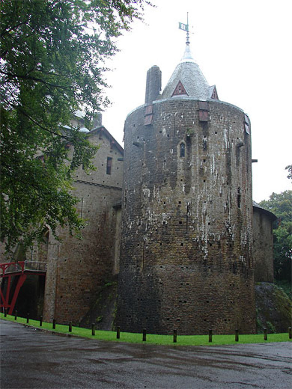 Castell Coch sous la pluie