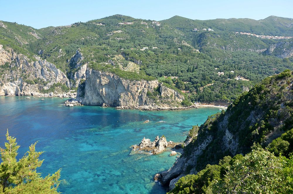 Paléokastritsa, île de Corfu