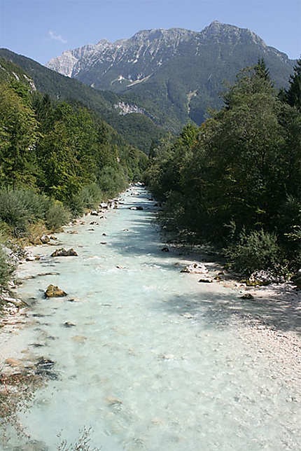 La magnifique rivière Soca (Bovec)