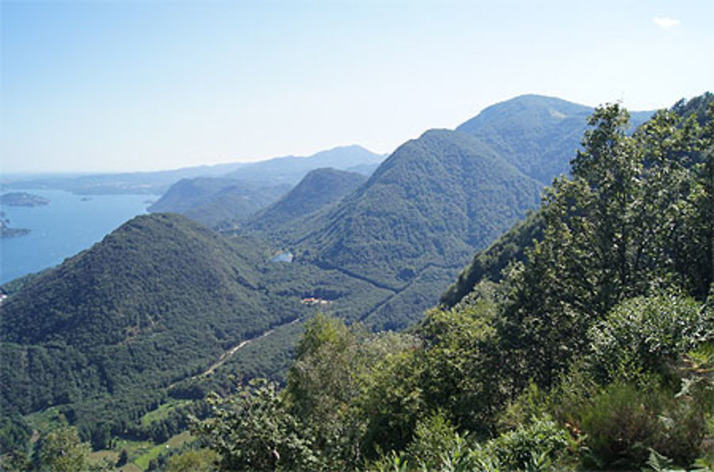 Lac d'Orta - Vue du belvédère Quarna Sopra