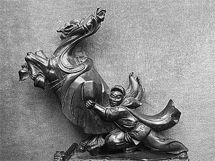 Statuette révolutionnaire, période Mao