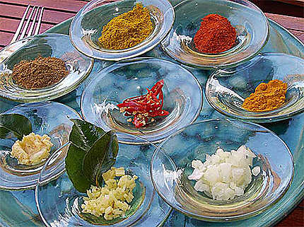 Epices pour un curry seychellois