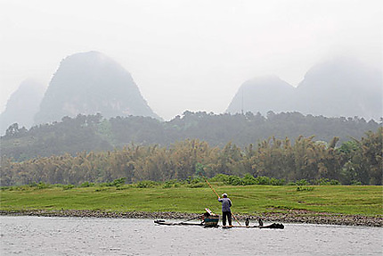 Promenade en barque sur la rivière Li