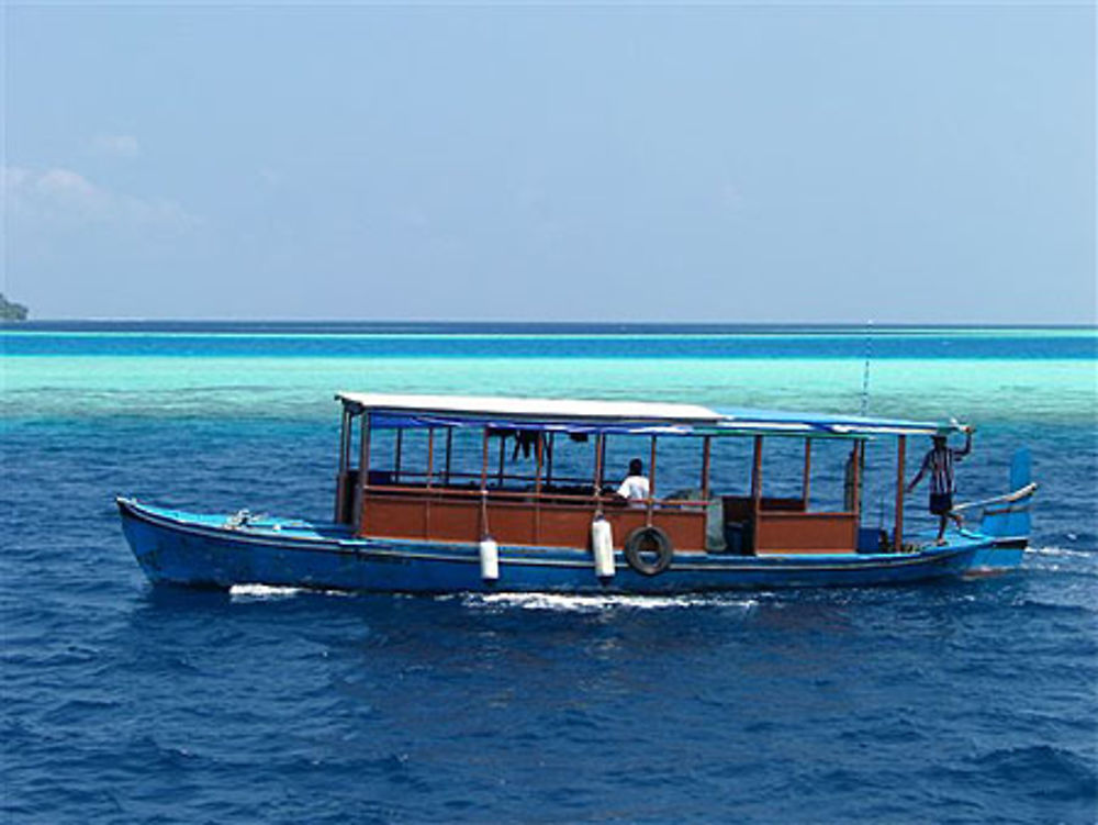 Dhoni aux Maldives