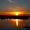 Coucher de soleil sur le lac Peten Itza