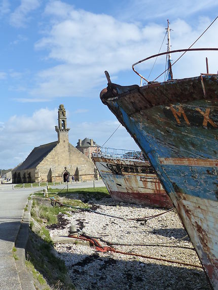 Profil de vieux bateau de Camaret-sur-Mer