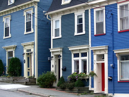 Tons de bleu à St-John's