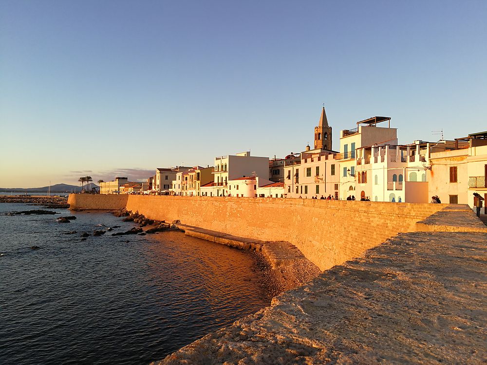 Alghero au coucher du soleil