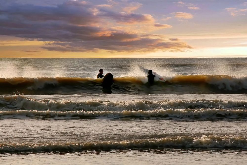 Jouer avec les vagues 