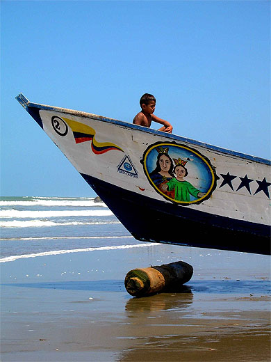 Bateau de pêche à Playas (Equateur) Bateau de pêche à Playas (Equateur)